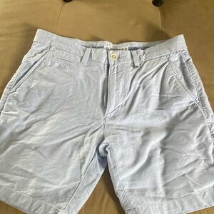 Denim and Flower Blue Shorts